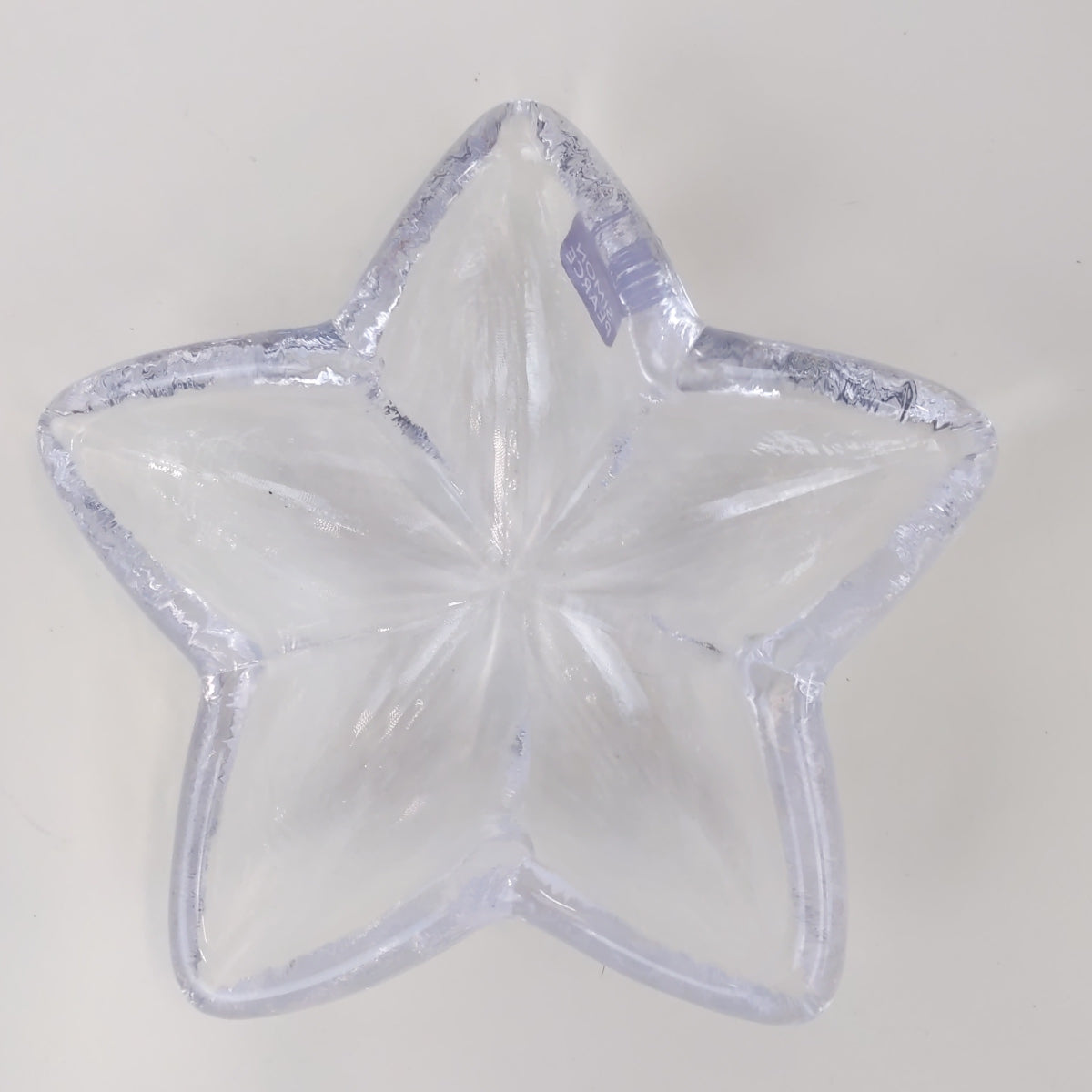 Simon Pearce Crystal Star Dish Glass Trinket Bowl Vanity Home Decor