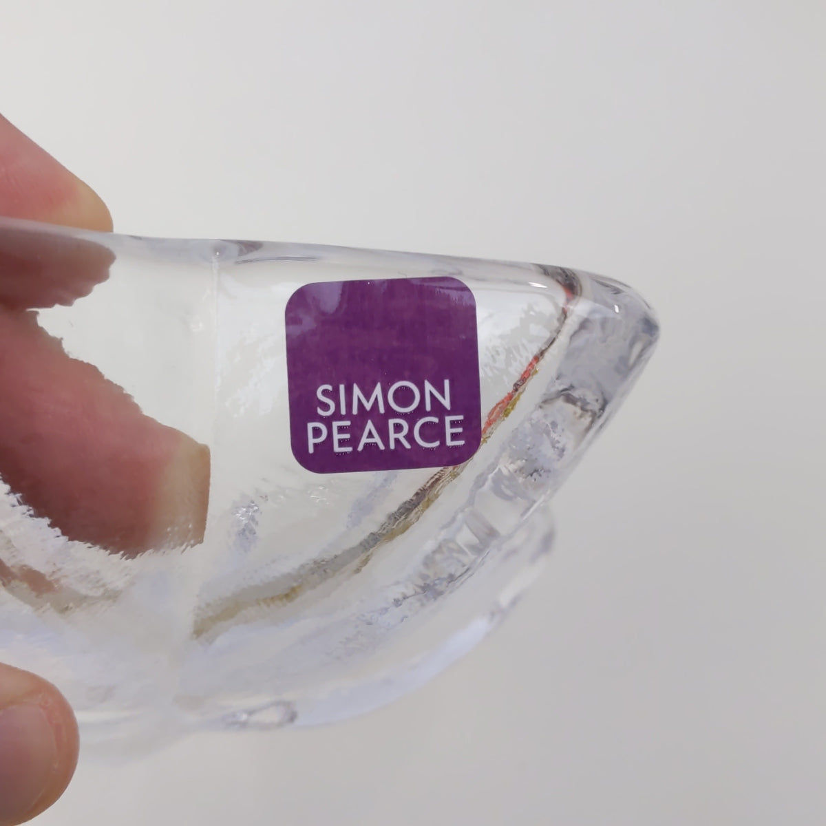 Simon Pearce Crystal Star Dish Glass Trinket Bowl Vanity Home Decor